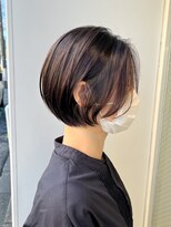 アッシュ 日吉店(Ash) 前髪長めのショートボブ