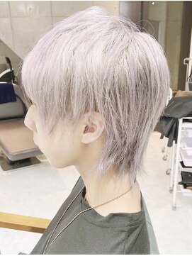 デイズ(days) シルバーカラーマッシュウルフショート　ケアブリーチカラー