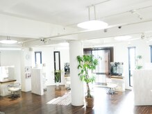 アトリエアルシュ(atelier ARCHE)の雰囲気（開放感ある店内をパーテーションで間隔をあけ、予約制限して営業）