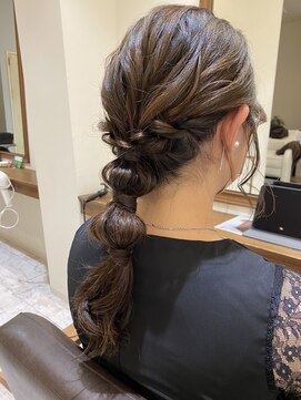 クレア 新板橋店(CREA) [CREA板橋]20代・30代・40代似合う小顔編み下ろしヘアアレンジ♪