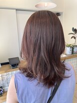 リアン(Lien)&nbsp;ブラウンレッドで艶髪に/ミディアムヘア