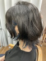 テーラヘアー 幕張本郷店(TELA HAIR) 推し活インナーカラー　ブルー