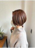 美シルエットショートボブ
