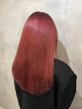 ルフレ 新宿本店2nd(Reflet) レッドカラー/ブリーチカラー