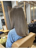 ミルクティーベージュダブルカラーインナーカラーケアブリーチ
