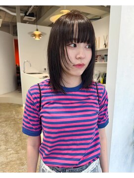 フィット ヒュー 千葉(fit hue) 黒髪/オリーブグレー/ココアベージュ/小顔/クラゲヘアー