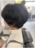 ショート+パーマ