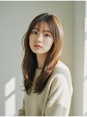 イメチェン/美髪/外ハネボブ/ワイドバング/髪質改善/縮毛矯正