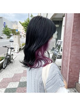 ボアップ 難波店(boappu) #インナーカラー#インナーピンク