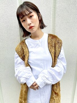 ソト 銀座(soto.) ハイライトカラー/くびれヘア/レイヤーパーマ/ミニボブ[銀座]