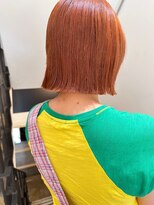 ヌー 栄(nuu)&nbsp;【SHIHO】summer orangeと切りっぱなしボブ