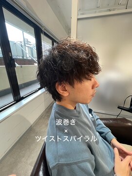 トゥーン 川崎店(TOON) 波巻き×ツイストスパイラル/メンズマッシュ