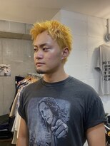 グッドプレイスアンドシング(Good Place&thing)&nbsp;メンズカット短髪スパイキーショート刈り上げなしアップバング