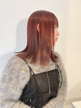 チクロヘアー(Ticro hair) @Luca 暖色デザインカラー
