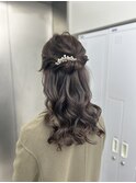 long  hair arrange