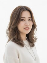 ビュートリアム265(BEAUTRIUM 265) #20代30代ミディアムレイヤーニュアンスゆるふわパーマ長め前髪