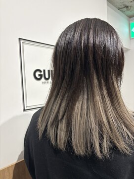 ギルド 東久留米店(GUILD) ホワイトベージュのインナーカラー