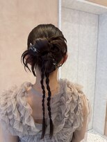 オン キャナルシティ博多前店(on)&nbsp;【中里恵梨】ヘアセット/カチモリヘア/リボンヘア/参列ヘア/20代