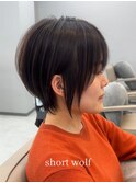 ショートボブレイヤーボブフェイスレイヤー透明感カラー北千住