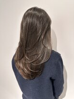 ムード(MOOD,)&nbsp;イメチェン/ピンクベージュ/アンブレラカラー/前髪/銀座駅