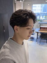 ボンドストーリーホワイト(BondStory White) 【Men‘s】フェザーパーマ アップスタイル【東出】