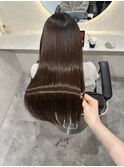 髪質改善　縮毛矯正　ロングヘア　トリートメント