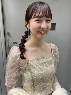 ポーズヘアー 大阪 福島(PAUSE HAIR) サイドあみおろし