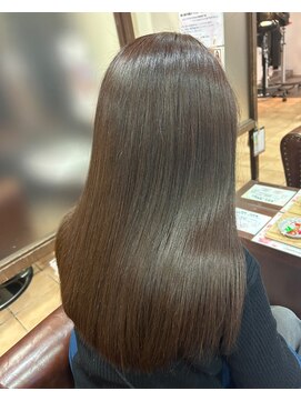 グレースバイハピネス(grace by happiness) 髪質改善×天使の艶カラー7.8ミルクブラウン