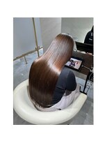 ミヨン 京橋店(miyon) 韓国レイヤーカット×暗髪カラー×髪質改善