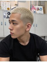 メリケンバーバーショップ フクオカ(MERICAN BARBERSHOP FUK)&nbsp;シャードパーマスパイキーショートアクティブショート