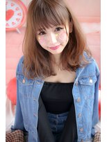 マーリャヘアー(mallia hair) ゆるふわアッシュグレージュセミロングby塚本あつし