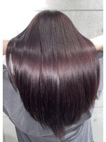 ジンジャー(GINGER) バイオレット×髪質改善かけトリートメント×カラー