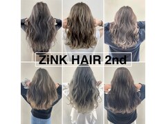 ZiNK HAIR 2nd 【ジンクヘアーセカンド】