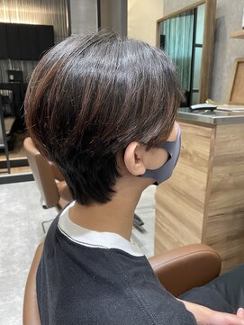 ブランシェ JR勝川駅前店 センターパートマッシュウルフ