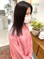 ヘアー アイス カンナ(HAIR ICI Canna)&nbsp;ぷつんと可愛い！うるツヤストレートスタイル！