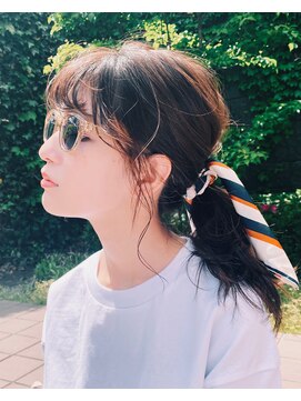 アクト 仙台 deuxieme(ACT) ポニーテールアレンジ☆