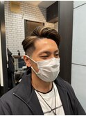 アップバング×メッシュ【フェイスフレーミング】