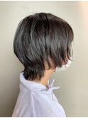 メンテナンスカットでウルフっぽく