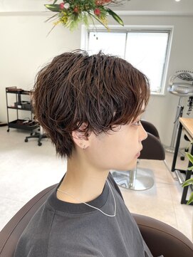 サンルーム(SUN room) カーリーショートパーマ　moro