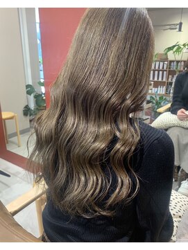 ディードットログ 大和西大寺店(D.Log) ロングレイヤー/オルチャンヘア/韓国ヘア/ナチュラルベージュ