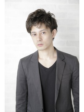 ルルディ バイ アフロディーテ銀座(luludi by APHRODITE) ハイライト/マッシュパーマ/ウルフ/アッシュブラック/銀座