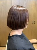 40代、白髪が気になるお年頃のツヤボブ