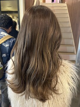 アヴァンス 天王寺店(AVANCE.) 暗めミルクティーベージュ×とあ