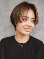 マノ 千歳烏山(MaNO) ショート韓国ボブハイライト髪質改善ブリーチ前髪20代30代