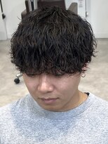 オーシャントーキョー 仙台(OCEAN TOKYO)&nbsp;刈り上げマッシュパーマ波巻きスパイラルツーブロック前髪