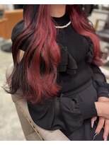 ラメール(MAISON LA MER)&nbsp;【MANAMI】ブリーチ1回インナーチェリーピンク♪