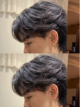 アグラン 梅田本店(a Gland)の写真/【梅田/東梅田】セット苦手な方におすすめ◎乾かすだけで再現できる、自然な毛流れのパーマをご提供♪