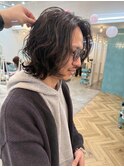 【エリアNO1】メンズパーマスパイラルパーマ