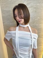 ロンドガーネット 池袋(Lond garnet)&nbsp;イメチェン外ハネボブ美髪ワイドバング/ショートボブ髪質改善