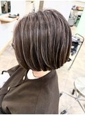 白髪ぼかしハイライト